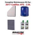 2017 Cadillac Ats 2.0L Complete Oil, Air & Cabin Filter Kit (5W-30) New. Price: $122.95.