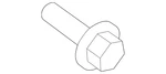 Genuine Ford Turbocharger Oil Line Bolt W716658S437 New. Price: $8.70.