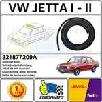 Volkswagen Jetta MK2 Sunroof Sliding Seal Weatherstrip 321877209A New. Price: $54.50.