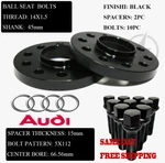 Fit Audi/porsche Staggered Kit 15MM&20MM Hub Centric Spacer 5X112 CB66.56MM+BOLT New. Price: $149.99.