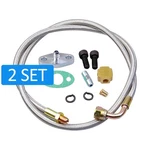 2SET 41" 90 Degree 4AN Turbo Oil Feed Line For Fit T3 T60 T61 T70 44934 Npt New. Price: $36.99.