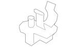 Genuine Audi Water Inlet Pipe Bracket 06L-115-261 New. Price: $8.06.