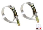 2X Hps Stainless Steel Spring Loaded T-bolt Clamp Sae 180 6.5"-6.81" 165MM-173MM New. Price: $29.34.