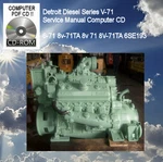 Detroit Diesel Service Manual 6-71 8V-71TA 6SE193 Computer Cd Like. Price: $9.97.