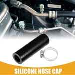 Set 16MM 0.63" Id Universal Car Silicone Hose W/ Clamp End Plug Black New. Price: $13.69.