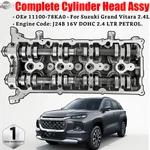 J24B New Complete Cylinder Head Assy 11100-78KA0 For Suzuki Grand Vitara 2.4L. Price: $558.00.