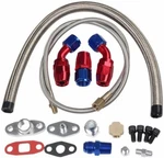 For T3 T4 T04E T60 T61 T70 Turbo Charger Oil Drain Return+feed Line Complete Kit New. Price: $28.99.