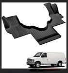 Floor Mats Ford Econoline/e-series 2007-2025 E150/E250/E350/E450-1ST Row New. Price: $90.00.