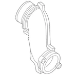 Genuine Nissan Turbocharger Inlet Hose 16576-7JA1D New. Price: $136.68.