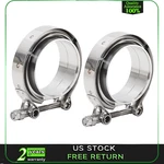 2PCS V Band Clamp 2.5 Inch With Flange Female Stainless Steel New. Price: $28.54.