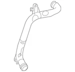 Genuine Volkswagen Air Pipe 5WA-145-840-E New. Price: $257.94.