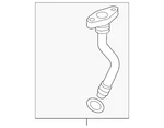 Genuine Volkswagen Oil Return Line 03L-145-736-D New. Price: $63.06.