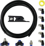 Vacuum Tubing And Push Lock Fittings Kit 1/8" Npt To 1/4" For... New. Price: $33.11.