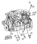 Genuine Mopar Turbo Boost Pressure Sensor 5083365AD New. Price: $371.25.