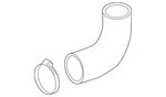 Genuine Volkswagen Lower Hose 3AA145832B New. Price: $323.84.