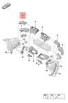 Genuine Porsche 911 Carrera Air Guide Right Lower 992129510A New. Price: $61.46.