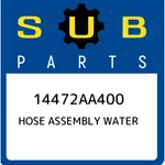 Subaru Hose Assembly Water 14472AA400, New Genuine Oem Part. Price: $17.21.