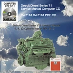 Detroit Diesel Service Manual 8V-71TA 6V-71TA Engine Computer Cd Like. Price: $9.97.