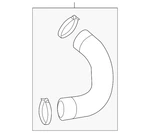 Genuine Audi Inter-cooler Pipe 4L0-145-972-A New. Price: $109.62.