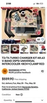 T3/T4 Turbo Charger Kit AR.63 V-band 25PSI Universal Intercooler +bov+clamp Red New. Price: $500.00.