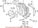 Genuine Mopar Turbocharger Outlet Elbow 68229381AA New. Price: $159.58.