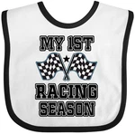 Inktastic My 1ST Racing Season Checkered Flags Bib Car Road Babys Boy New. Price: $14.99.