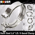 Diy 2.5" Ss V-band Clamp Fit Turbo Header Pipe Exhaust Intercooler Piping New. Price: $10.44.