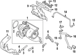 Genuine Volvo Turbocharger Mounting Bolt 30624586 New. Price: $43.01.