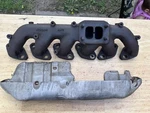 Nissan RB25DET Neo Turbo Exhaust Manifold And Heat Shield Used. Price: $150.00.