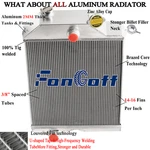 Row Aluminum Tractor Radiator Fit John Deere 4320 Model OE#AR48735 AR48737 New. Price: $299.00.