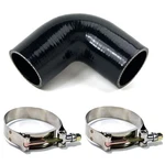2.75" Inch Black Silicone Coupler 90 Degree Turbo Intake Pipe W/ 2X T-bolt Clamp New. Price: $30.99.