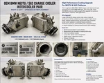 Bmw N63TU S63 Charge Upgrade Pair Oem Intercoolers X5M X6M Used. Price: $499.00.