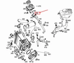 Mercedes-benz W213 Expansion Reservoir Vent Line A1772002500 New. Price: $44.55.