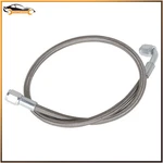 -4AN 90 Degree X Straight Line Turbo Oil Feed 24" Steel Braided New. Price: $9.47.