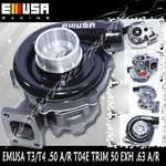 Black Emusa T3/T4 Hybrid Turbo Charger .50 A/r Compressor .63 Turbine Wheel. Price: $189.99.