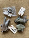 Housing, Warm-up Regulator, Waterpump Cover & Thermostat. Saab C900, Used. Price: $75.00.