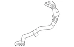 Genuine Land-rover Water Return Tube LR124541 New. Price: $61.73.