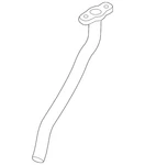 Genuine Mazda Turbocharger Oil Line PY8V-14-260 New. Price: $53.43.