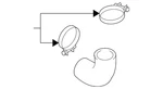 Genuine Mazda Intake Hose L33X-13-770B New. Price: $106.51.