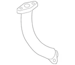 Genuine Bmw Oil Outlet Tube 11-42-7-617-535 New. Price: $93.36.