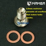 Turbo Oil Feed Banjo Bolt 2.5MM Hole For Greddy T517Z T518Z T618Z Prevent Smoke New. Price: $20.80.