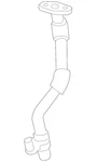 Genuine Bmw Oil Return Tube 11-42-9-453-878 New. Price: $106.53.