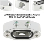 Billet Ls Twin Turbo Dual 90 Degree 1/8" Npt Oil Feed Line Adapter Plate New. Price: $15.68.
