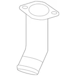 Genuine Mitsubishi Air Outlet Tube 1515A057 New. Price: $146.41.
