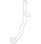 Genuine Volkswagen Turbocharger Coolant Line 059-121-465-B New. Price: $39.51.