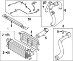 Genuine Ford Inter-cooler Bracket MB3Z6K864F New. Price: $147.94.