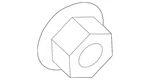 Genuine Land-rover Turbocharger Nut LR025680 New. Price: $8.56.