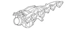 Genuine Land-rover Exhaust Manifold 105123470 New. Price: $3033.89.