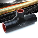 Hps 2-3/8" (60MM) Coupler T-hose 1" Branch 4-PLY Hightemp Silicone Black 6" Long New. Price: $42.41.