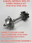 VF48 Turbo Rebuild Kit & Billet Comp Wheel For Ihi VF39 VF43 VF52 Subaru Wrx Sti Remanufactured. Price: $330.00.